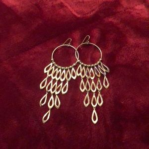 Stella & Dot Gold Earrings